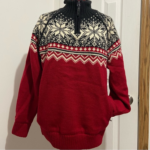 Ice Wear 100% worsted wool polyester lined Nordic style sweater. Size M. Used. - Picture 16 of 16